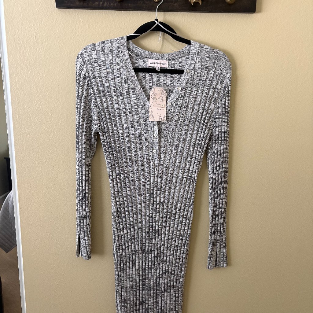 Willow & Wind Black And White Dress